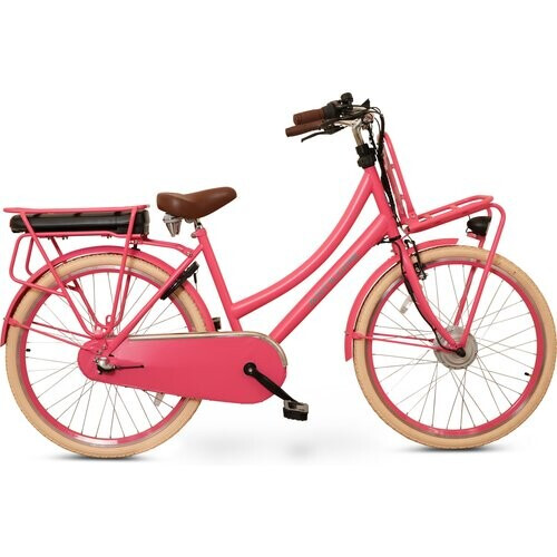 Antilope Cargo Plus N3 Elektrische Transportfiets 26 Inch 46 Cm Roze Tweedehands
