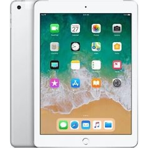 Apple iPad 9,7 128GB [wifi + cellular, model 2018] zilver Tweedehands
