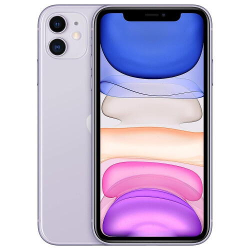 Apple iPhone 11 - Paars - 256 GB - Fysieke simkaart + eSIM Tweedehands