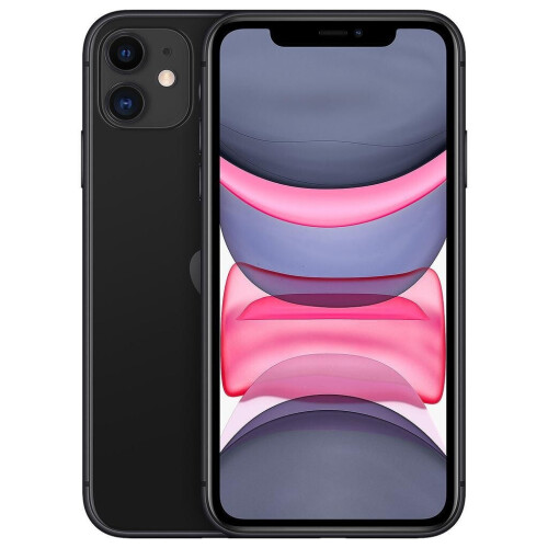 Apple iPhone 11 - Zwart - 128 GB - Fysieke simkaart + eSIM