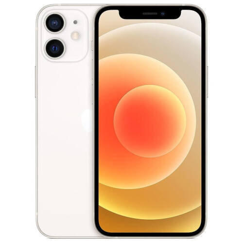Apple iPhone 12 mini - Wit - 128 GB - Fysieke simkaart + eSIM Tweedehands
