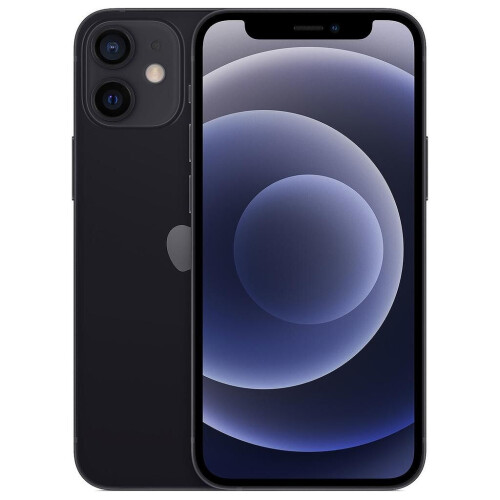 Apple iPhone 12 mini - Zwart - 256 GB - Fysieke simkaart + eSIM