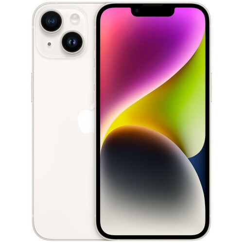 Apple iPhone 14 - Sterrenlicht - 128 GB - Fysieke simkaart + eSIM