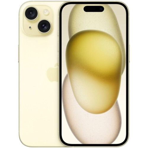 Apple iPhone 15 - Geel - 128 GB - Fysieke simkaart + eSIM