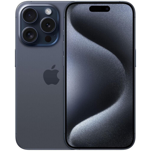 Apple iPhone 15 Pro - Blauw titanium - 256 GB - Fysieke simkaart + eSIM Tweedehands