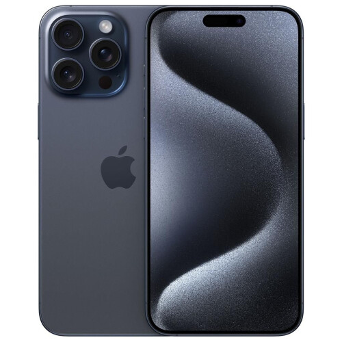 Apple iPhone 15 Pro Max - Blauw titanium - 256 GB - Fysieke simkaart + eSIM Tweedehands