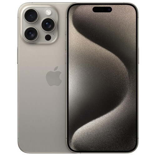 Apple iPhone 15 Pro Max - Naturel titanium - 256 GB - Fysieke simkaart + eSIM Tweedehands