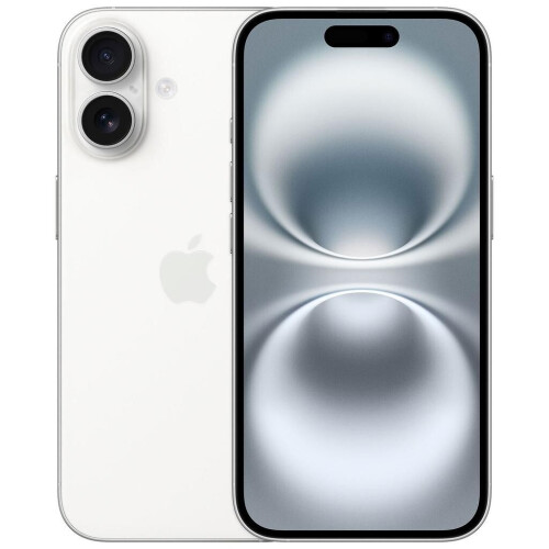 Apple iPhone 16 - Wit - 128 GB - Fysieke simkaart + eSIM