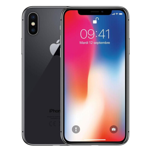 Apple iPhone X - Spacegrijs - 64 GB - Fysieke simkaart Tweedehands