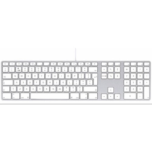 Apple Keyboard (2007) Numerieke toetsen - Aluminium - QWERTY - Engels (VK) Tweedehands