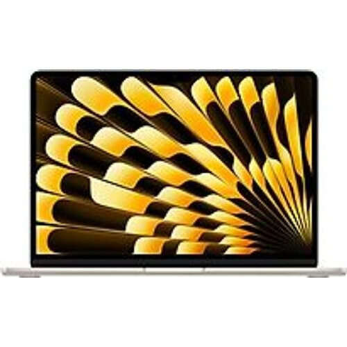 Apple MacBook Air 13.6 (Liquid True Tone Retina Display) M3 (8-Core CPU, 8-Core GPU) 8 GB RAM 256 GB SSD [Early 2024, Engelse toetsenbordindeling, QWERTY] sterrenlicht Tweedehands