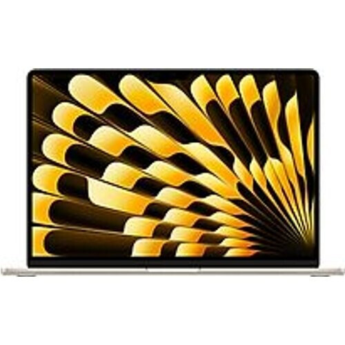 Apple MacBook Air 15.3 (Liquid True Tone Retina Display) M2 (8-Core CPU, 10-Core GPU) 8 GB RAM 256 GB SSD [Mid 2023, Engelse toetsenbordindeling, QWERTY] sterrenlicht Tweedehands