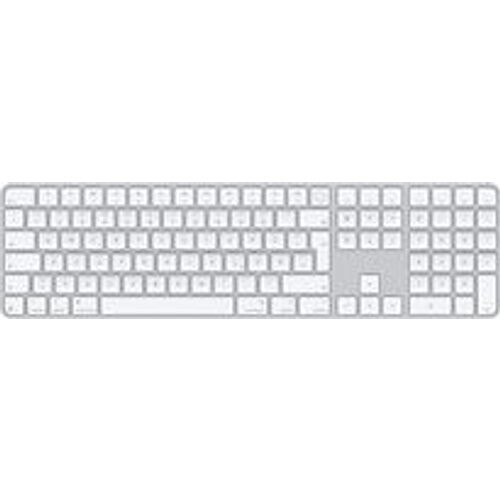 Apple magic Keyboard met wijzerplaat en Touch ID [Duits toetsenbordindeling, QWERTZ, USB-C] wit Tweedehands
