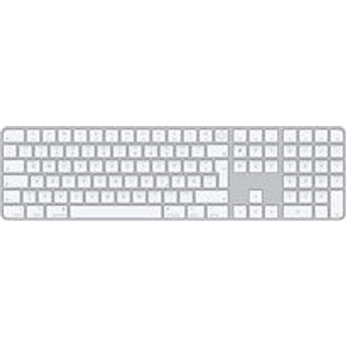 Apple magic Keyboard met wijzerplaat en Touch ID [Duits toetsenbordindeling, QWERTZ, Lightning] wit Tweedehands