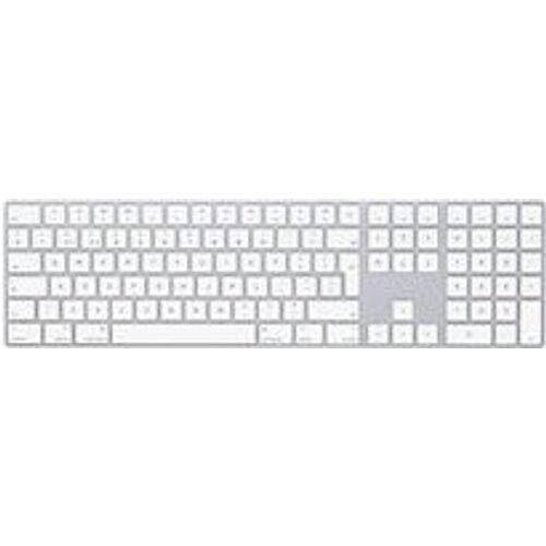 Apple magic Keyboard met wijzerplaat [Engelse toetsenbordindeling, QWERTY] zilver Tweedehands