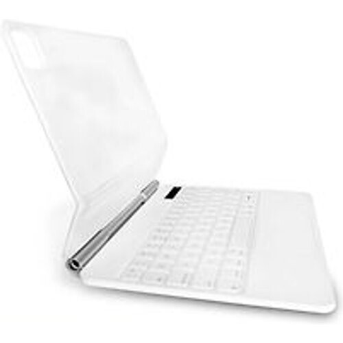 Apple Magic Keyboard wit passend bij iPad Pro 12,9 [3. 4e of 5e generatie, Nederlandse toetsenbordindeling, QWERTY] Tweedehands