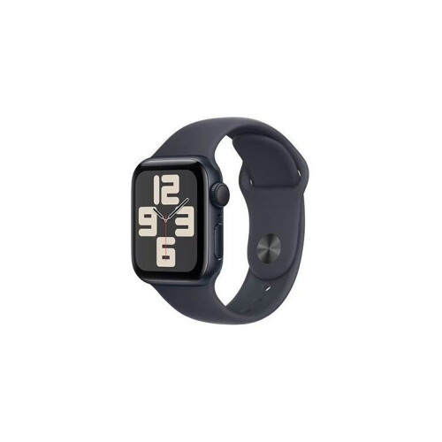 Apple Watch SE (2024) - Smartwatch - GPS - 40mm Aluminium - Midnight Sport Band S/M