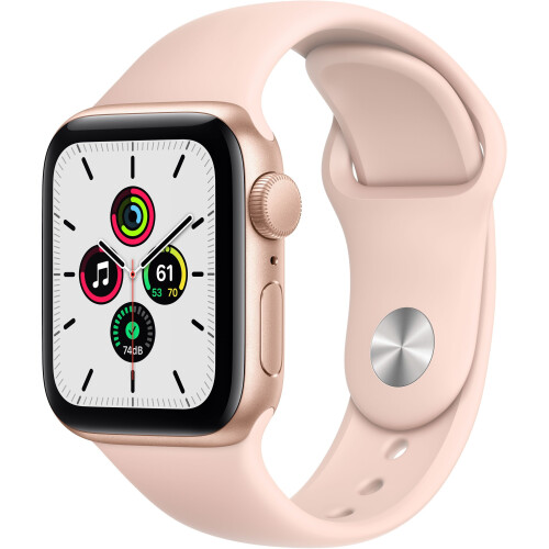 Apple Watch SE (40mm) - Smartwatch - Valdetectie en Slaap-app - Goud Roze Tweedehands