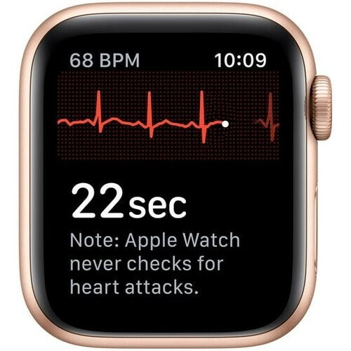 Apple Watch Series 4 (2018) - (band niet inbegrepen) - GPS + Cellular 40 mm - Goud Aluminium Tweedehands