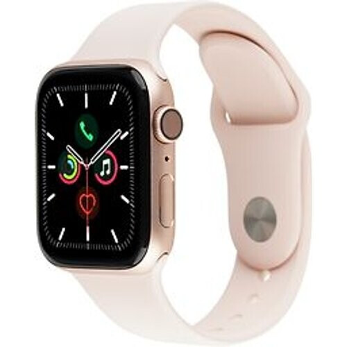 Apple Watch Series 4 44 mm aluminium goud met sportarmband [wifi] roségoud Tweedehands