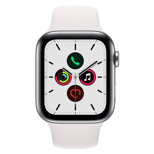 Apple Watch Series 5 44mm Stainless Steel Cellular (Simlockvrij) / SV Tweedehands