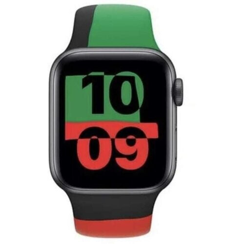 Apple Watch (Series 6) 2020 GPS 40 mm - Aluminium Zwart - Sportbandje Tweedehands