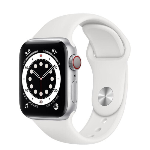 Apple Watch Series 6 - 44mm - Aluminium - Zilver - GPS + Cellular
