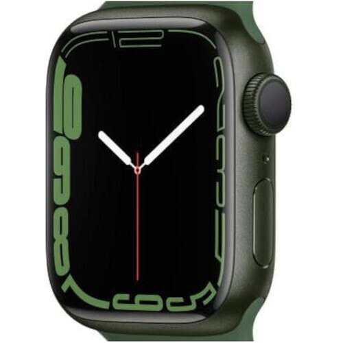 Apple Watch Series 7 (2021) - (band niet inbegrepen) - GPS 45 mm - Groen Aluminium Tweedehands