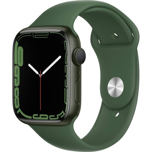 Apple Watch Series 7 (2021) GPS 45 mm - Aluminium Groen - Sportbandje Groen Tweedehands