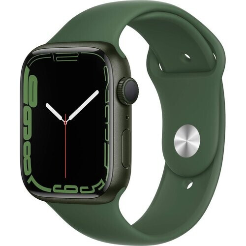 Apple Watch Series 7 (2021) GPS + Cellular 45 mm - Aluminium Groen - Sportbandje Groen Tweedehands