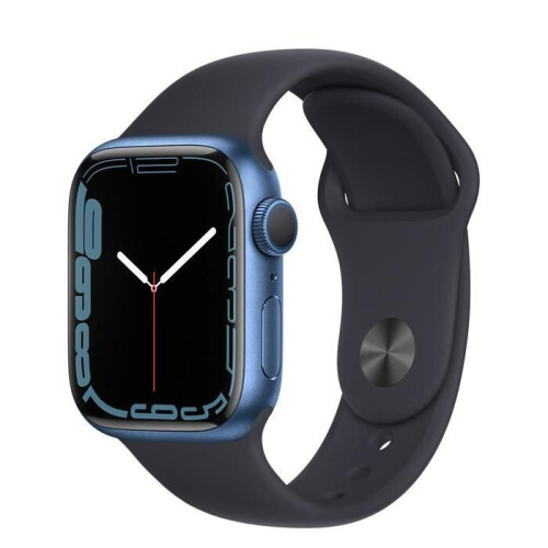 Apple Watch Series 7 - 41mm - Aluminium - Blauw - GPS + Cellular Tweedehands