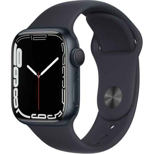 Apple Watch Series 7 - Smartwatch - Zuurstofmeting ECG - Zwart (41mm) Tweedehands