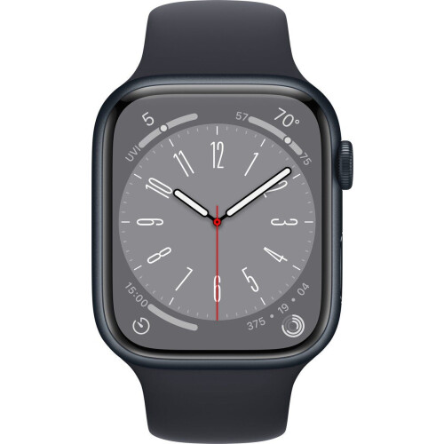 Apple Watch Series 8 (2023) - Smartwatch - 4G - 41mm - Middernacht Aluminium