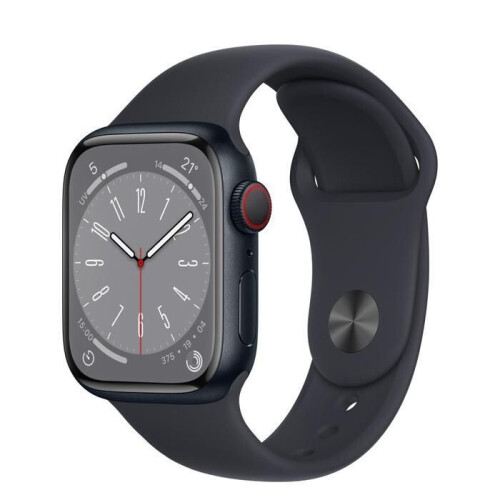 Apple Watch Series 8 - 41mm - Aluminium - Midnight - GPS + Cellular