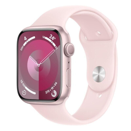 Apple Watch Series 9 - 41mm - Aluminium - Roze - GPS Tweedehands