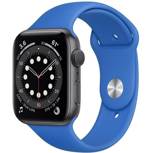 Apple Watch (Series SE) 2020 GPS + Cellular 44 mm - Aluminium Spacegrijs - Blauw Tweedehands