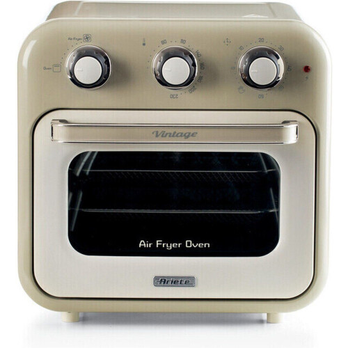 Ariete 4632/03 - Vintage Airfryer&Oven - 16 liter 1400 Watt met timer en draaispit - beige Tweedehands