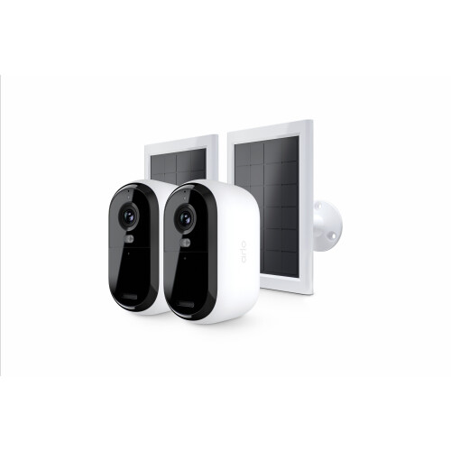 Arlo Essential 2K - Draadloze beveiligingscamera - 2 camera's & 2 zonnepanelen Tweedehands