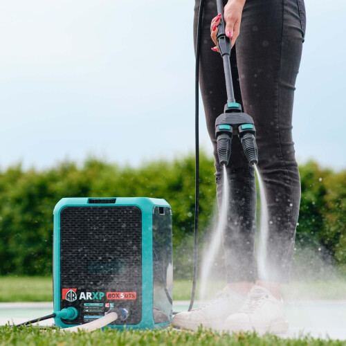 ARXP BOX5 160DTS - Dualtech Technology System - Max. 160 bar Druk - 2x Waterdebiet voor Snellere Resultaten - Compact en Duurzaam Ontwerp - Inclusief Accessoires - Zwart Tweedehands