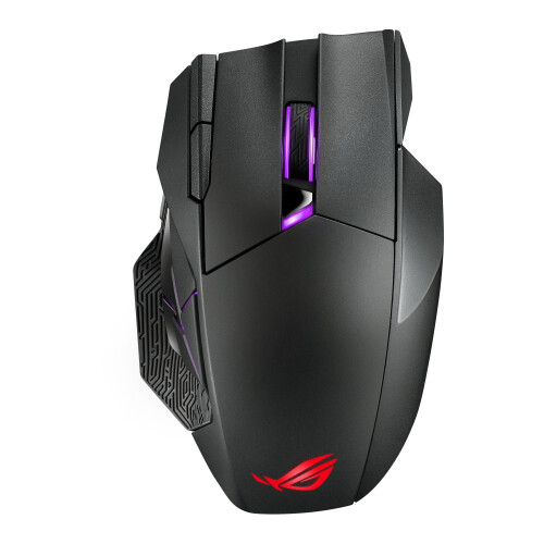 ASUS ROG Spatha X - Muis - RF Wireless + USB Type-A - 19000 DPI - Zwart Tweedehands