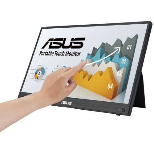 ASUS ZenScreen Touch MB16AHT - 15,6"Full HD IPS Touchscreen - 1920 x 1080 - Zwart Tweedehands