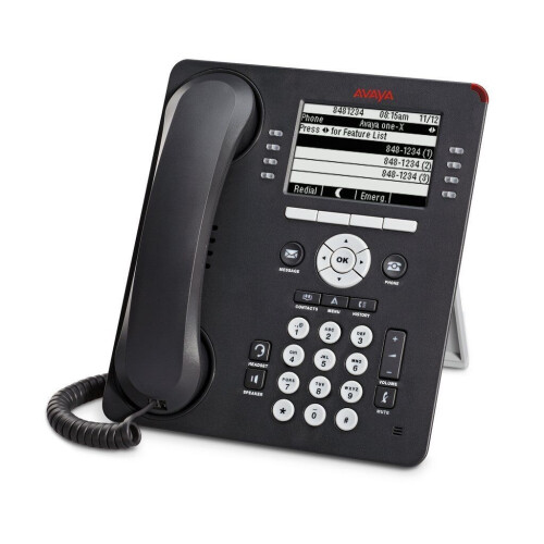 Avaya 9641G - Handset met snoer - 5 regels LCD - Grijs