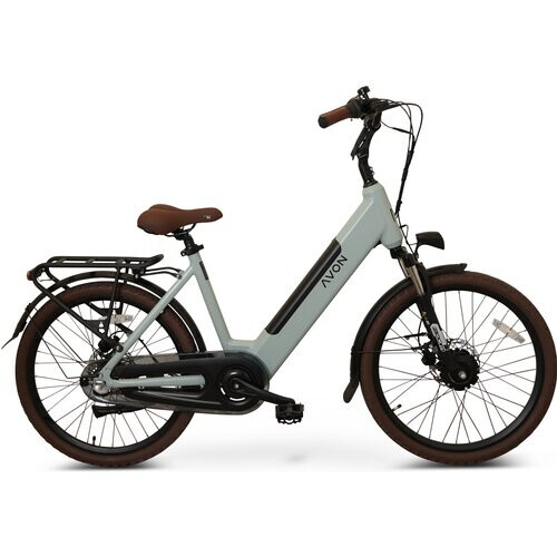Avon Bx1 Elektrische Kinderfiets 24 Inch – 250w Voorwielmotor 504wh Accu 90km Actieradius Hydraulische Schijfremmen Nexus 3-speed Kleurendisplay Muted Grayish-blue Tweedehands