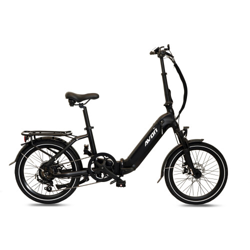 Avon Eq1 Elektrische Vouwfiets 20 Inch Zwart Gratis Rijklaar Bezorgd