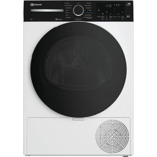 BAUKNECHT BT 97A WB - Warmtepompdroger - 9KG - A - IronEase - A-Noise - WiFi - AdaptiveDry