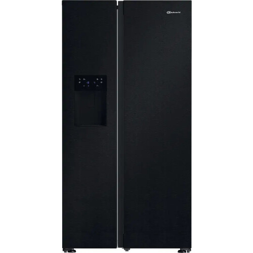 Bauknecht Sbsiwe90 - Amerikaanse Koelkast - 179 Cm - 578l - No Frost - Zwart | Nieuw (outlet)