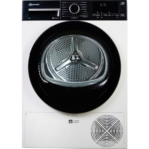Bauknecht TRSUPERECO8B - Warmtepompdroger - 8 kg - 64 dB - Wit