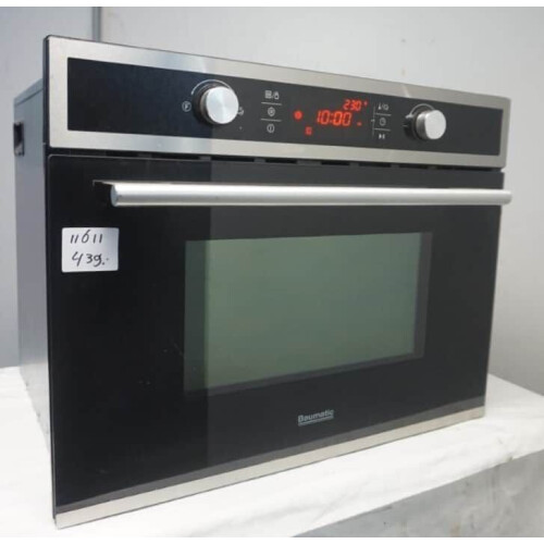 Baumatic BOMC450X - Inbouw combimagnetron - 900 Watt - 9 bakfuncties - 15 automatische kookprogramma’s Tweedehands
