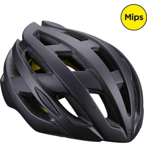 BBB Cycling Hawk MIPS - Racefiets Helm - MIPS bescherming - Mat Zwart - Maat L - BHE-153