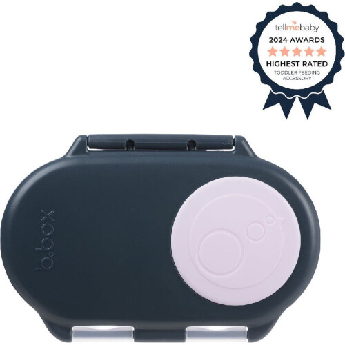 b.box Snackbox - Mini bentobox - 2 Lekvrije Vakken - Indigoroos